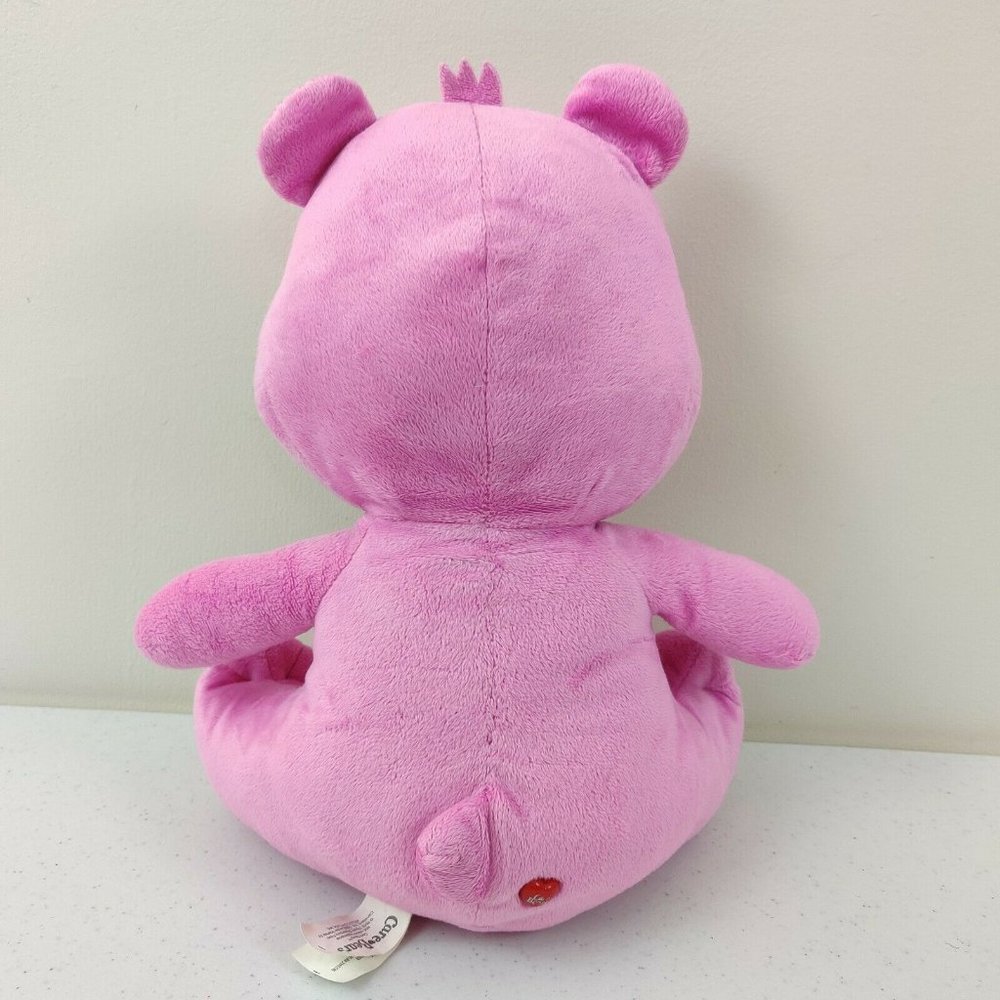 Care Bears Cheer Bear Plush Stuffed Animal Kellytoy 12" Sitting 2016 Pink Toy - Picture 8 of 12
